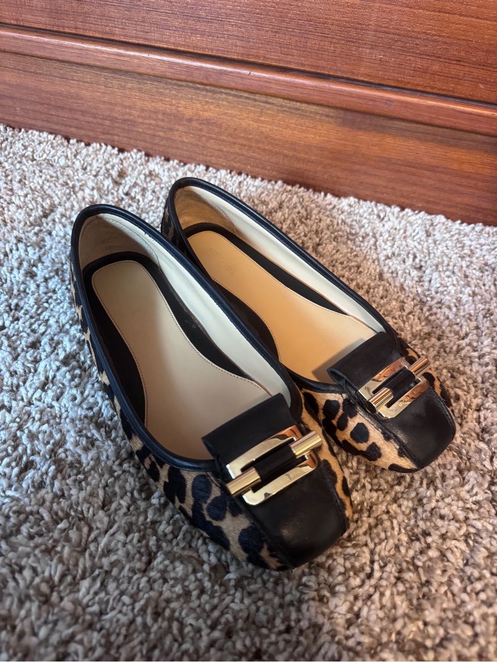 Michael Kors Leopard Print Ballet Flats